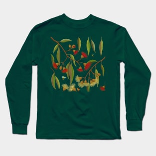 Australian Gum Blossoms and Bees Long Sleeve T-Shirt